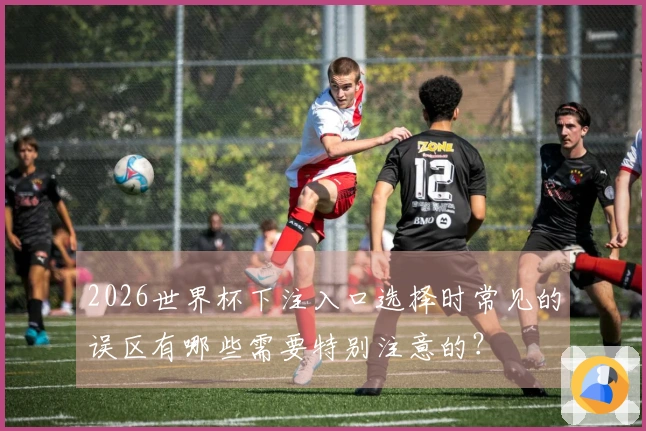 2026世界杯下注入口选择时常见的误区有哪些需要特别注意的？