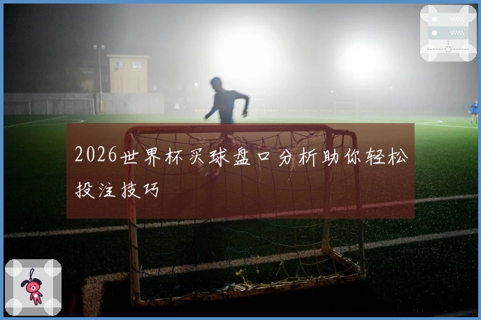 2026世界杯买球盘口分析助你轻松投注技巧
